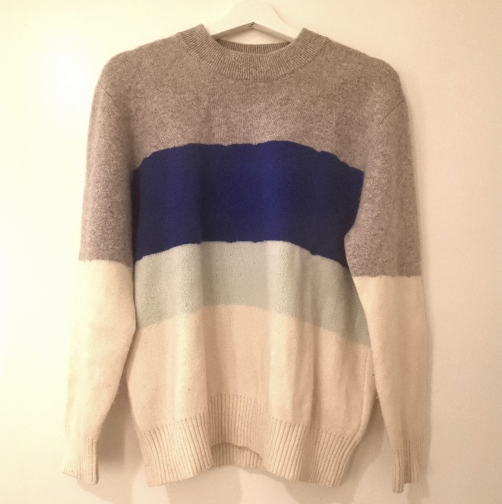  Proenza Schouler color block cashmere sweather